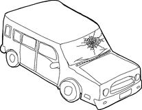 outline-car-fractured-window-single-cartoon-suv-53284851